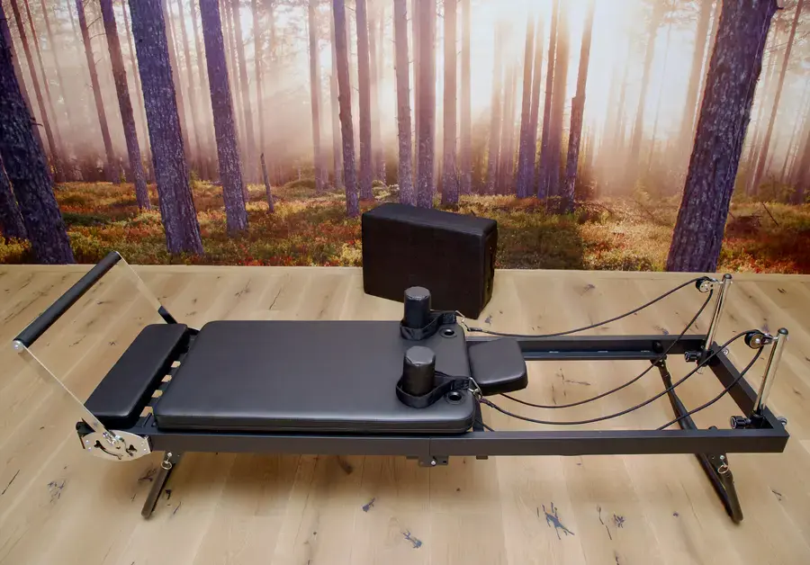 Sammenleggbar Pilates Reformer til hjemmet